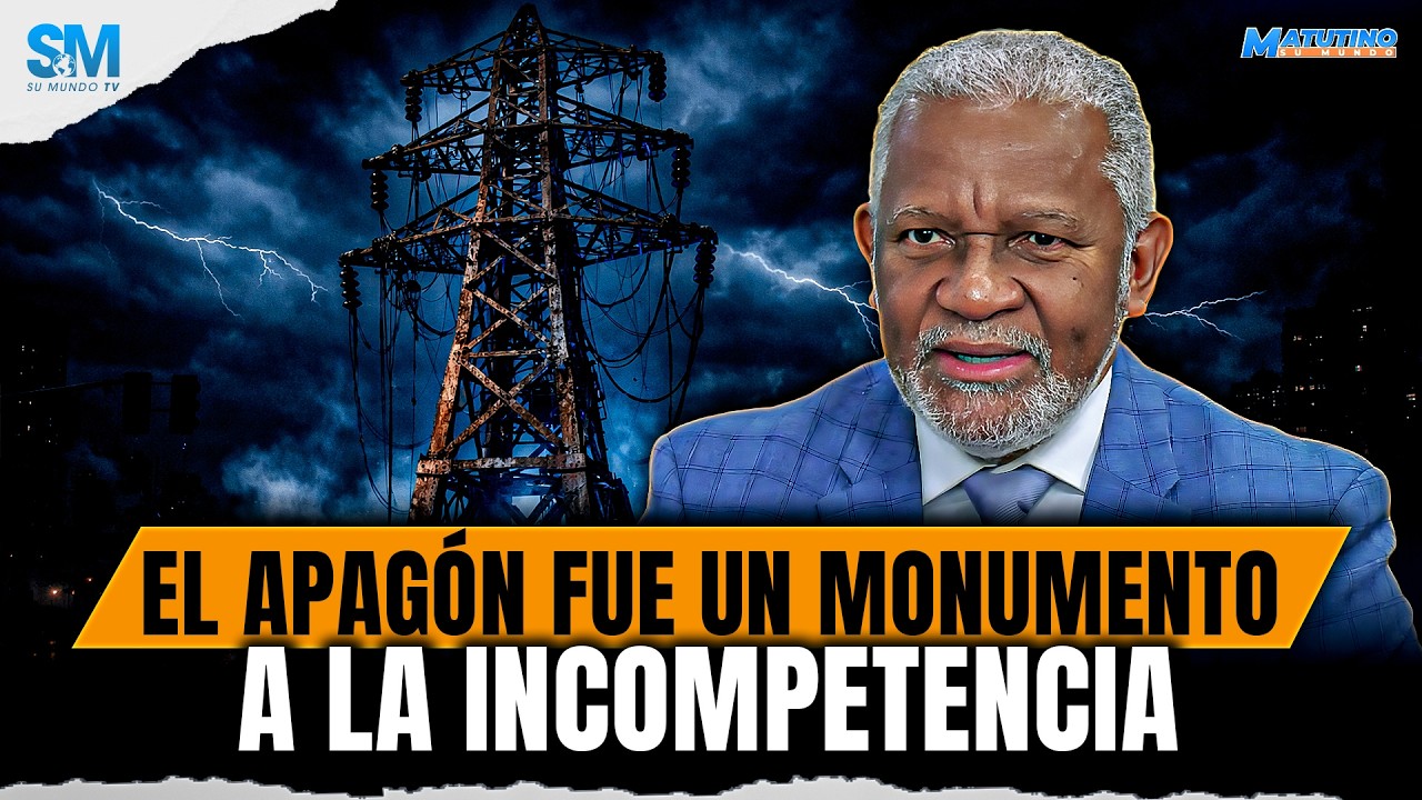 SI NO SABEN QUÉ CAUSÓ EL APAGÓN, NO PUEDEN DIRIGIR NADA