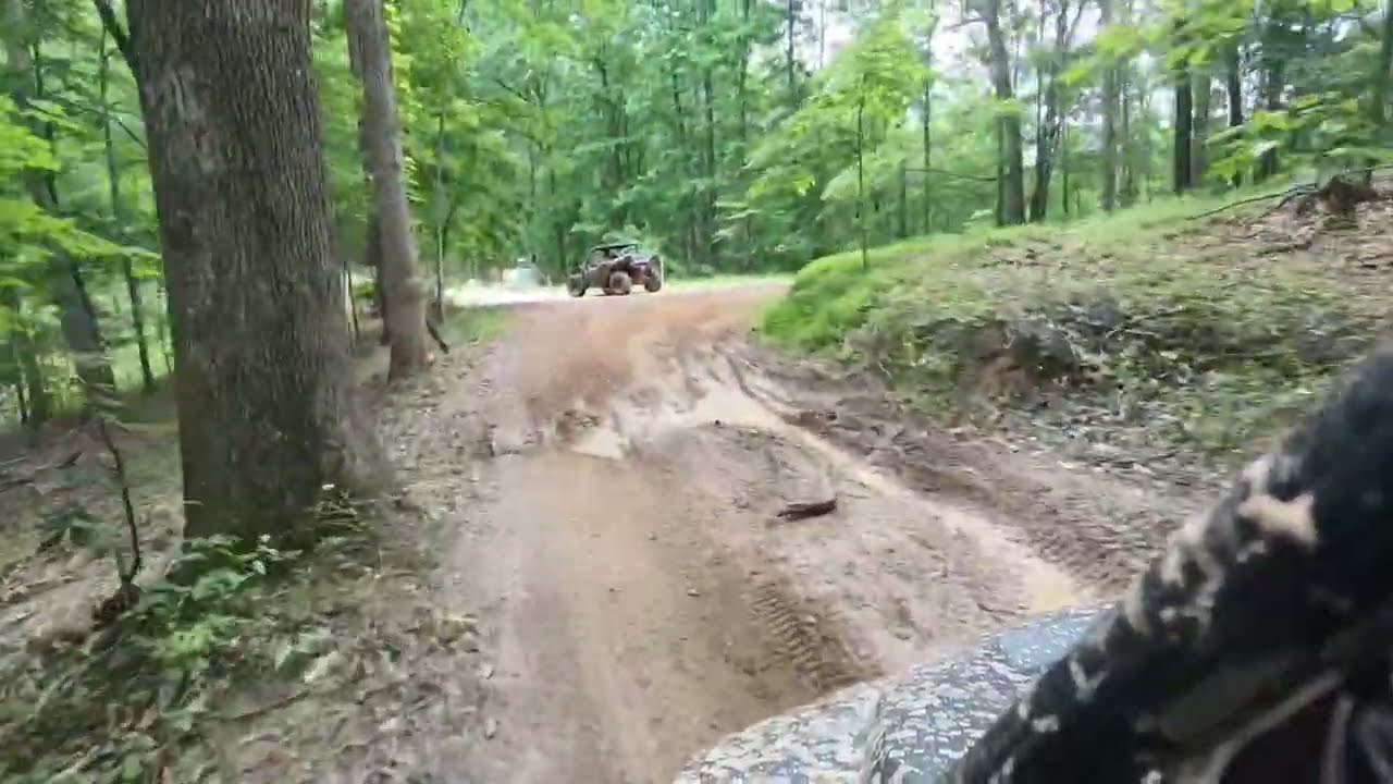 Black trails 76 and 70 Ivy branch Hatfield and McCoy trails having some fun #polaris #offroad
