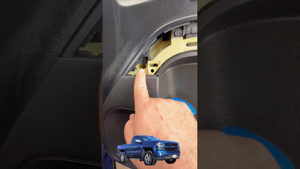 Как снять дверную панель на Chevrolet Silverado 2017 года