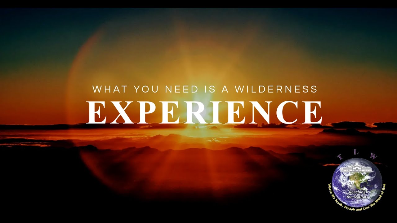 What You Need Is A Wilderness Experience(SERMON ONLY)