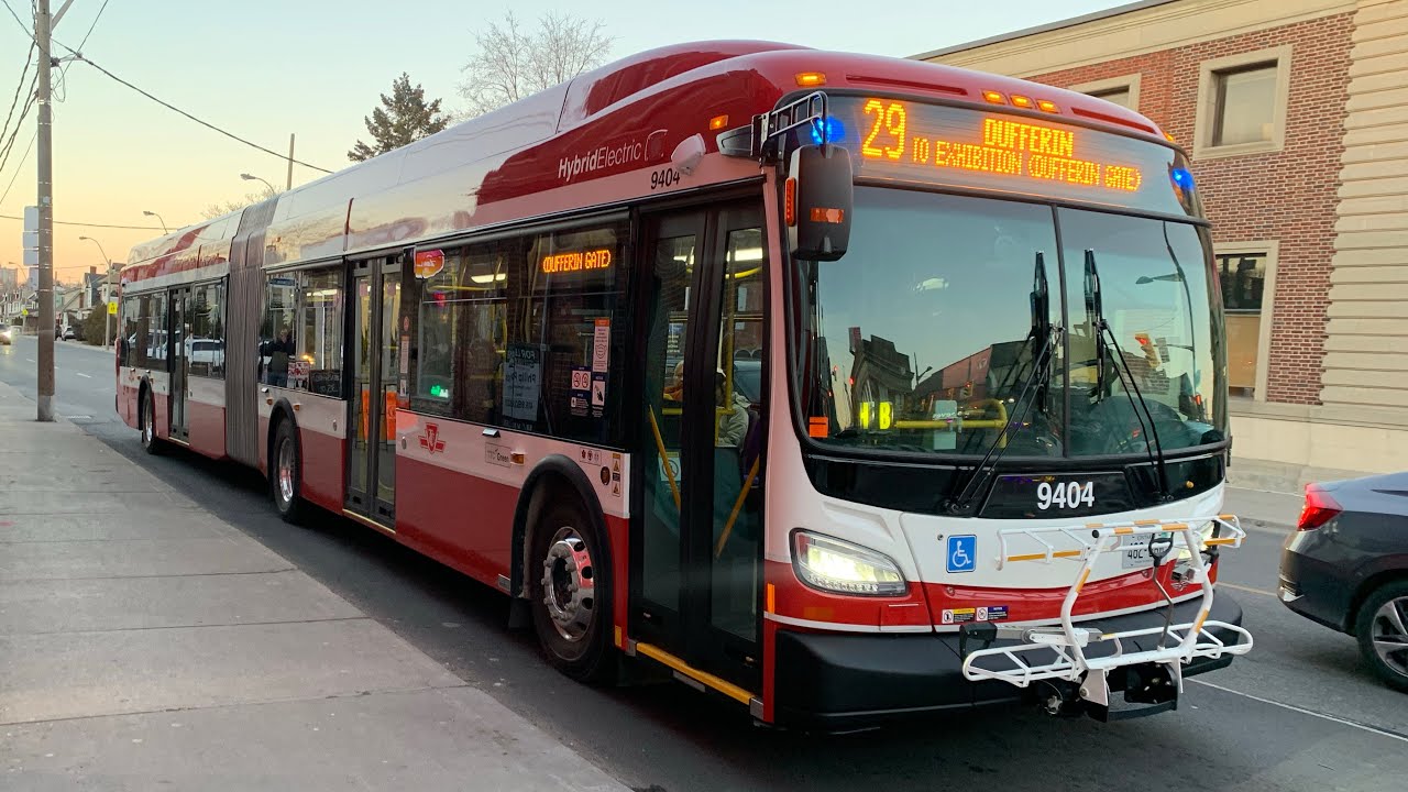 TTC 1st Day of service Ride Video on 9404 2023 New Flyer XDE60 on route 29 Dufferin