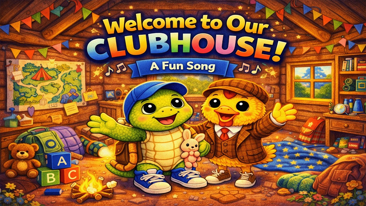 Welcome to Our Clubhouse Song 🏡🎶 | Kids Welcome Song | Story & Friends Clubhouse