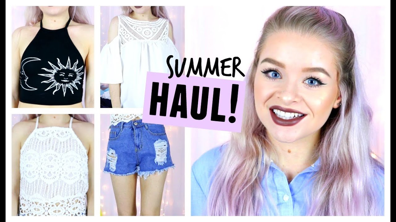 TRY ON HAUL JULY 2016 (Clothing, Makeup etc)| sophdoesnails
