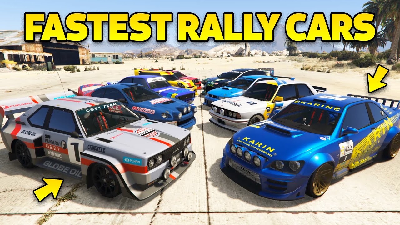 GTA 5 Online - Best Fully Upgraded Rally Cars | Fastest Rally Cars in GTA Online