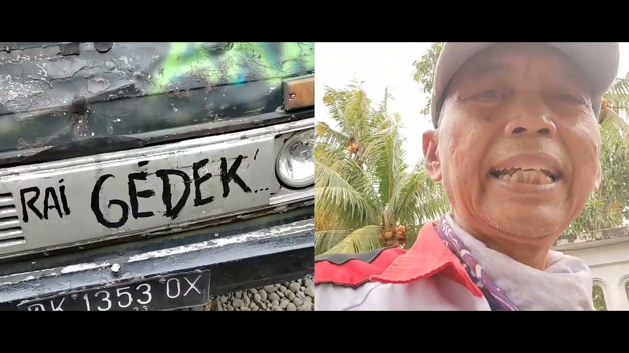 Pak Gendon bersama mobil kucinggarong jalan jalan bertemu komunitas mobil tua