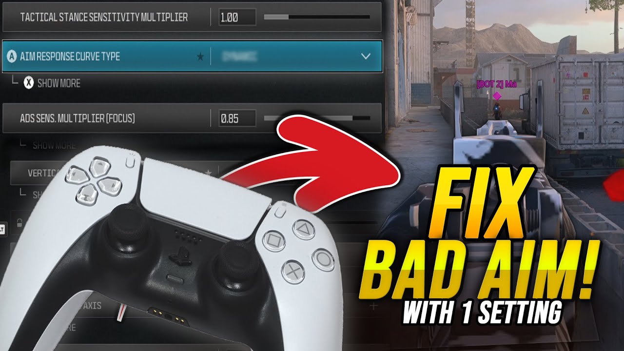 CHANGE YOUR SETTINGS! Best Aim Assist and Sensitivity TIED to Aim Response Curve Type! (Warzone MW3)