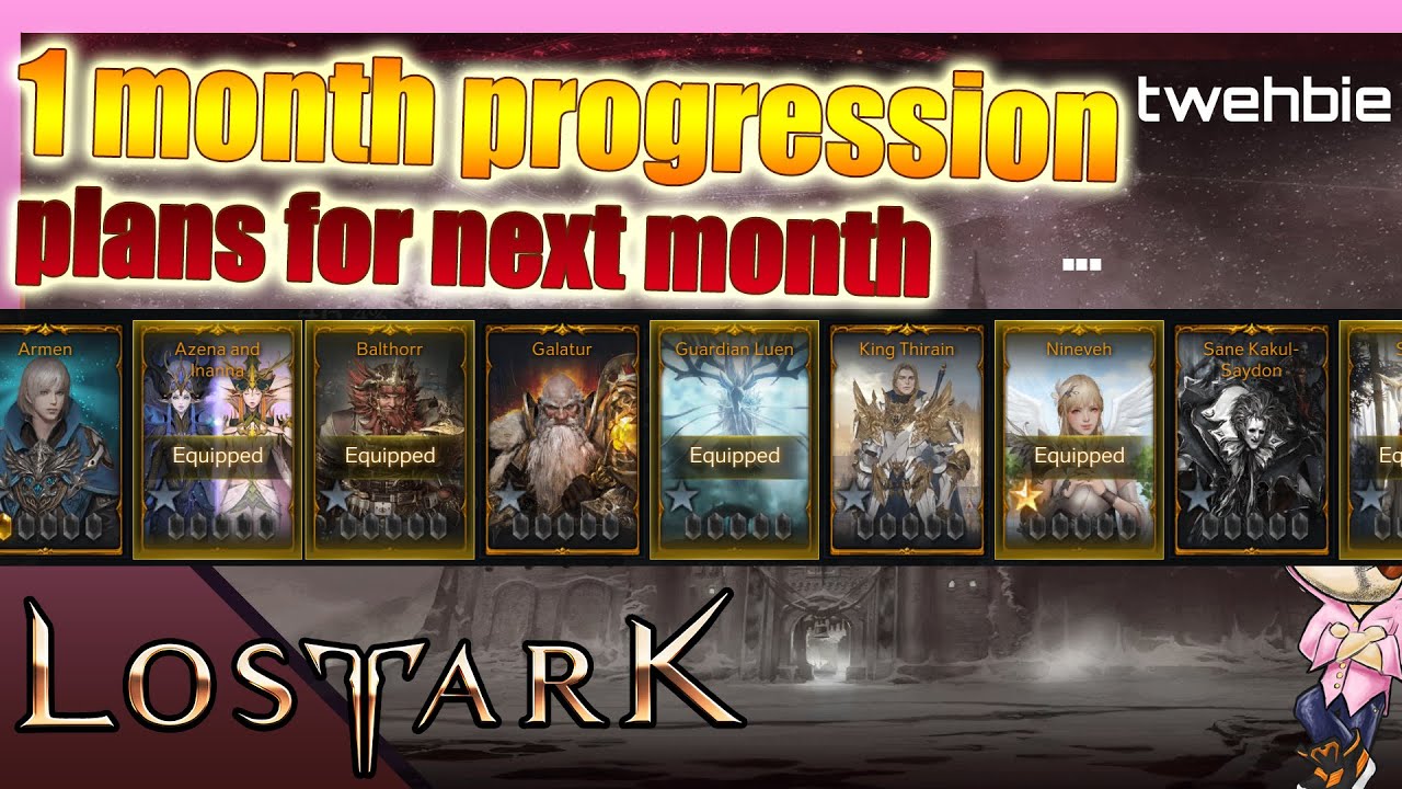 [Lost Ark] 1 month F2P progression + plans for next month