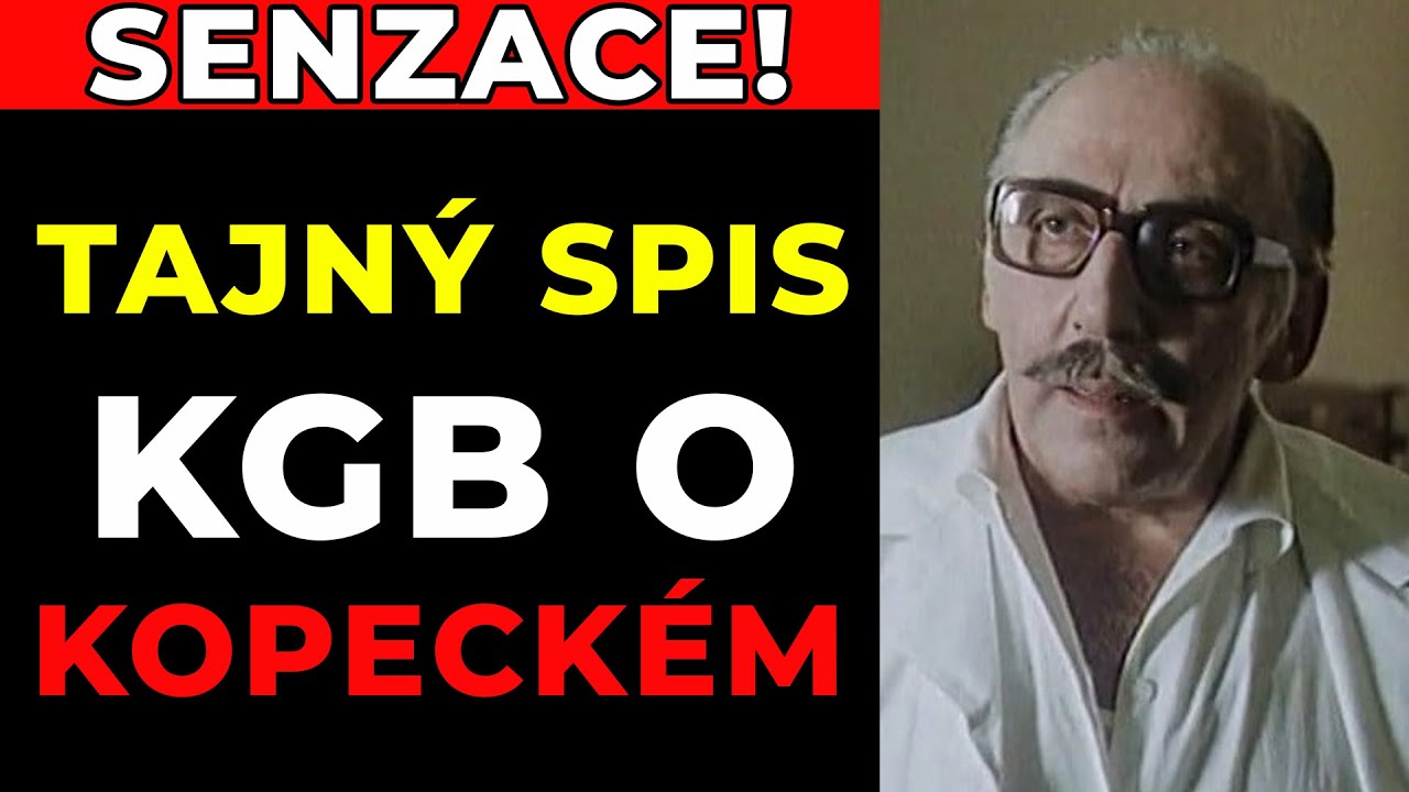 Miloš Kopecký: Tajná zpráva KGB – byl SLOVENSKÉHO původu?