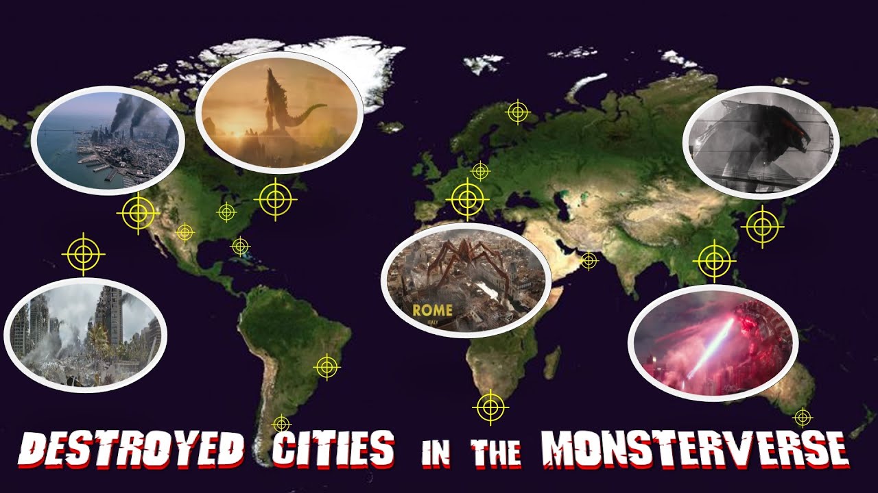 15 городов, разрушенных титанами во вселенной Monsterverse.