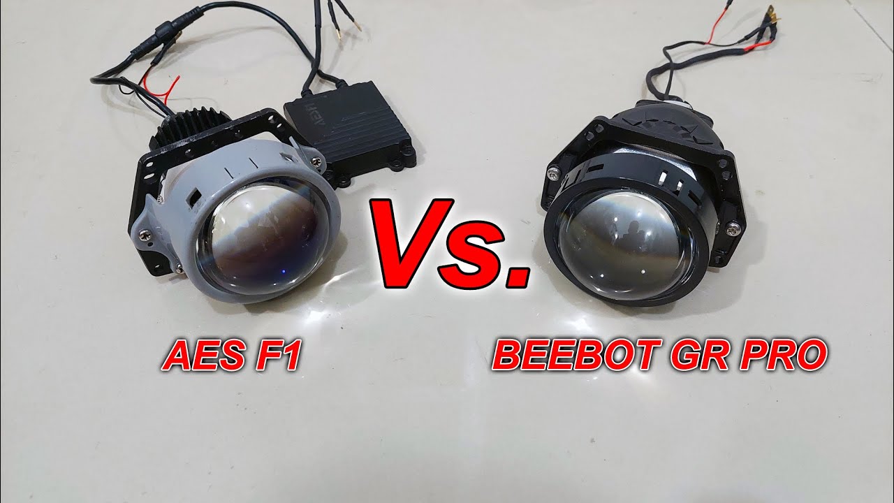 Bi-LED AES F1 Vs Bi-LED BEEBOT GR Pro