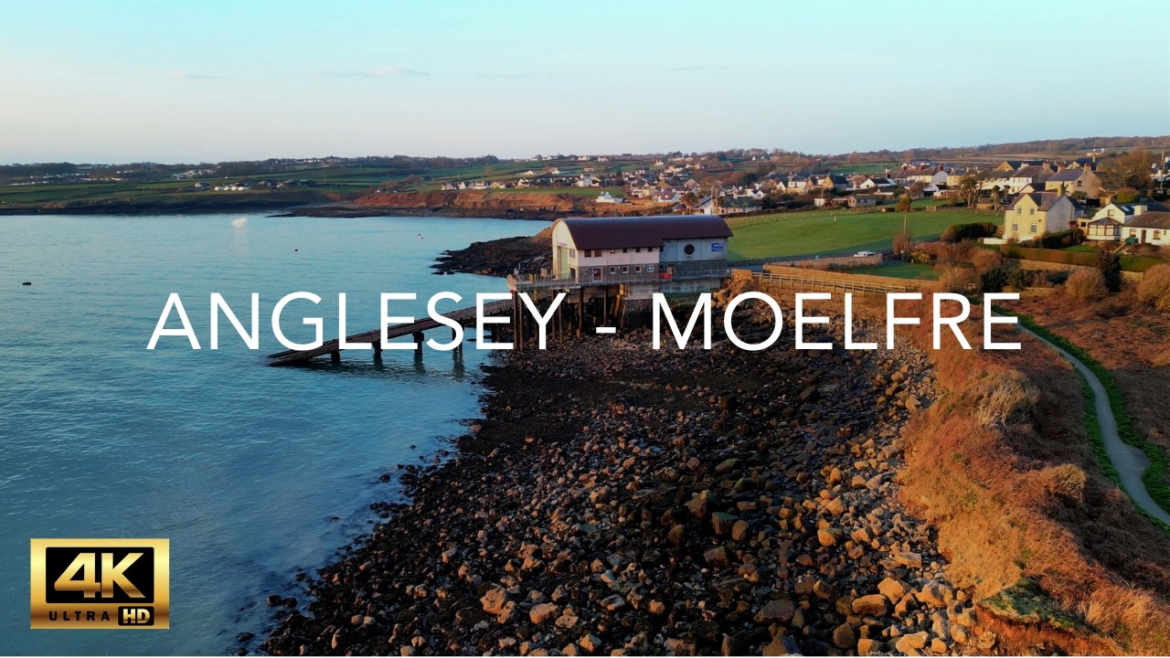 Anglesey - Moelfre 4K Drone Footage