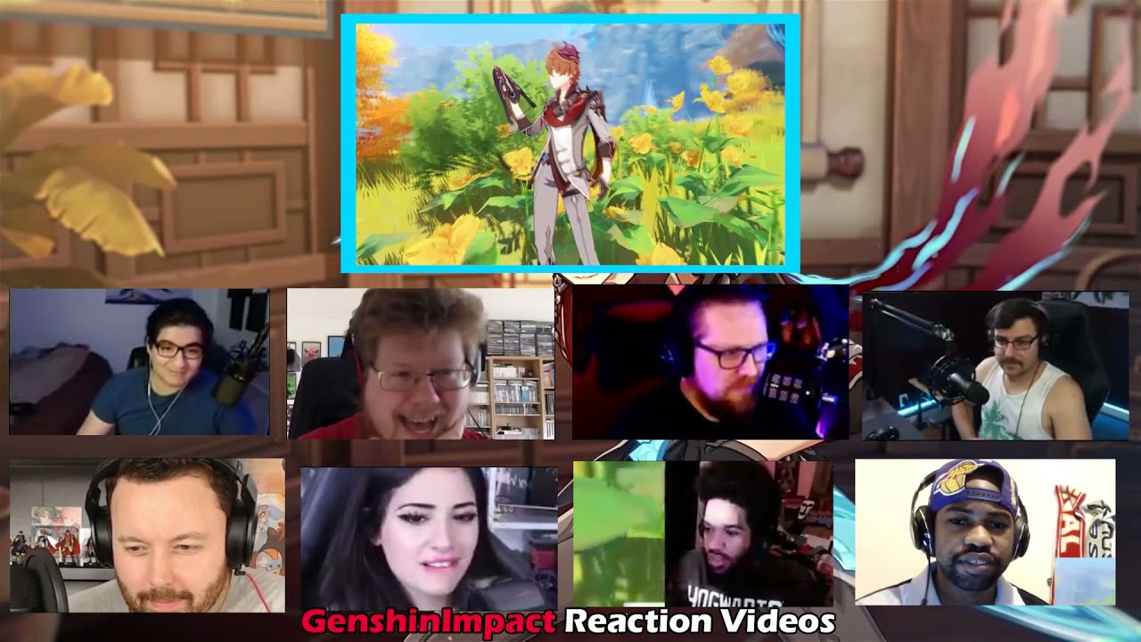 REACTION MASHUP (Tartaglia Character Trailer) | Genshin Impact