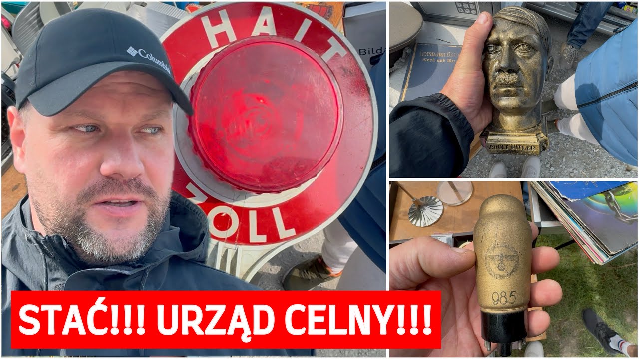 Urząd celny na niemieckim targu staroci. Takie cuda można tutaj kupić!!!