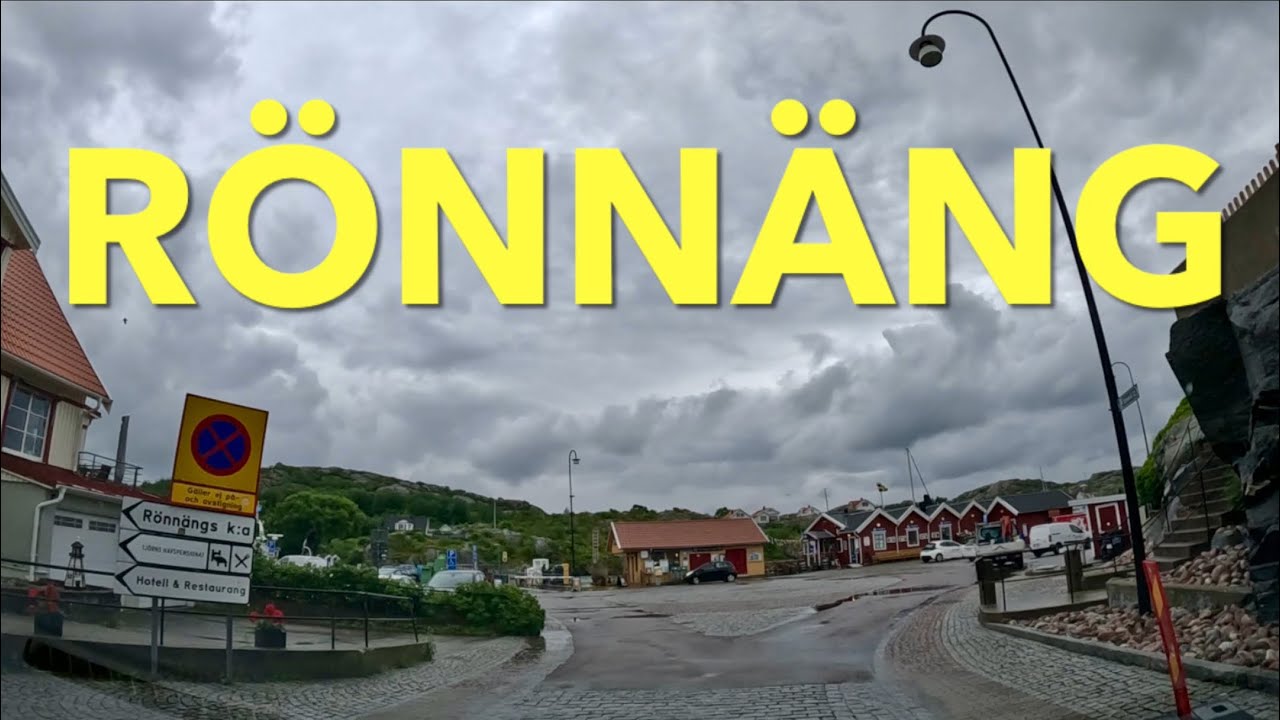 Rönnäng, Tjörn. Sverige / Dashcam Video