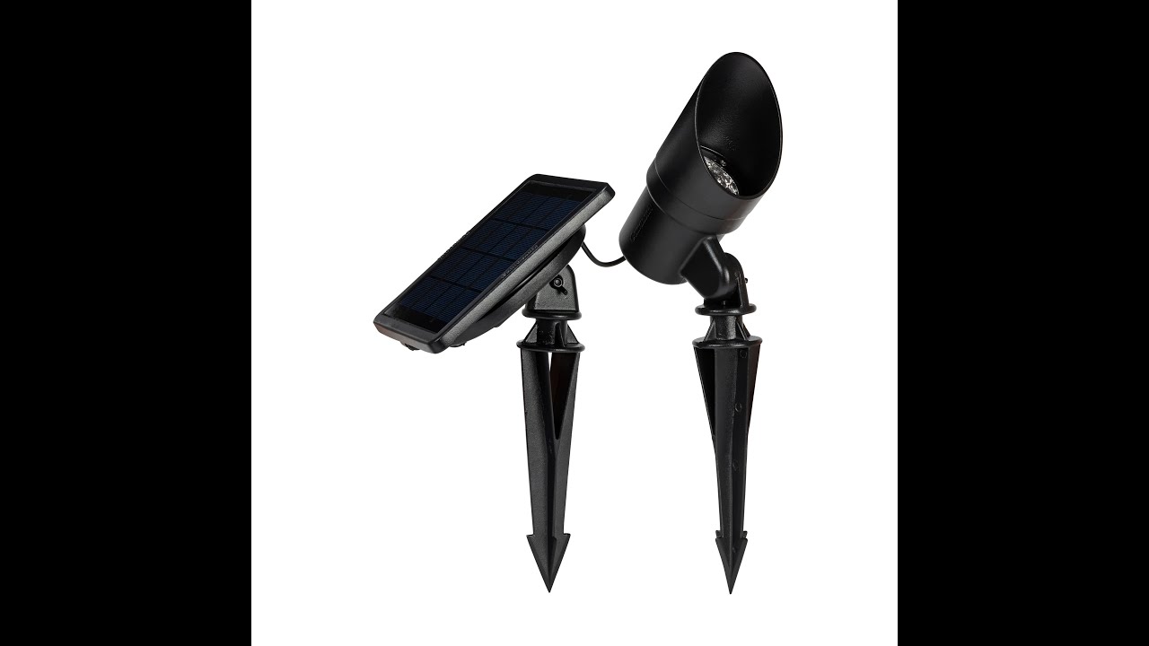 Tri‑Color Solar Spotlight | Bright Adjustable Color LED Outdoor Spotlight for Landscapes and Gardens