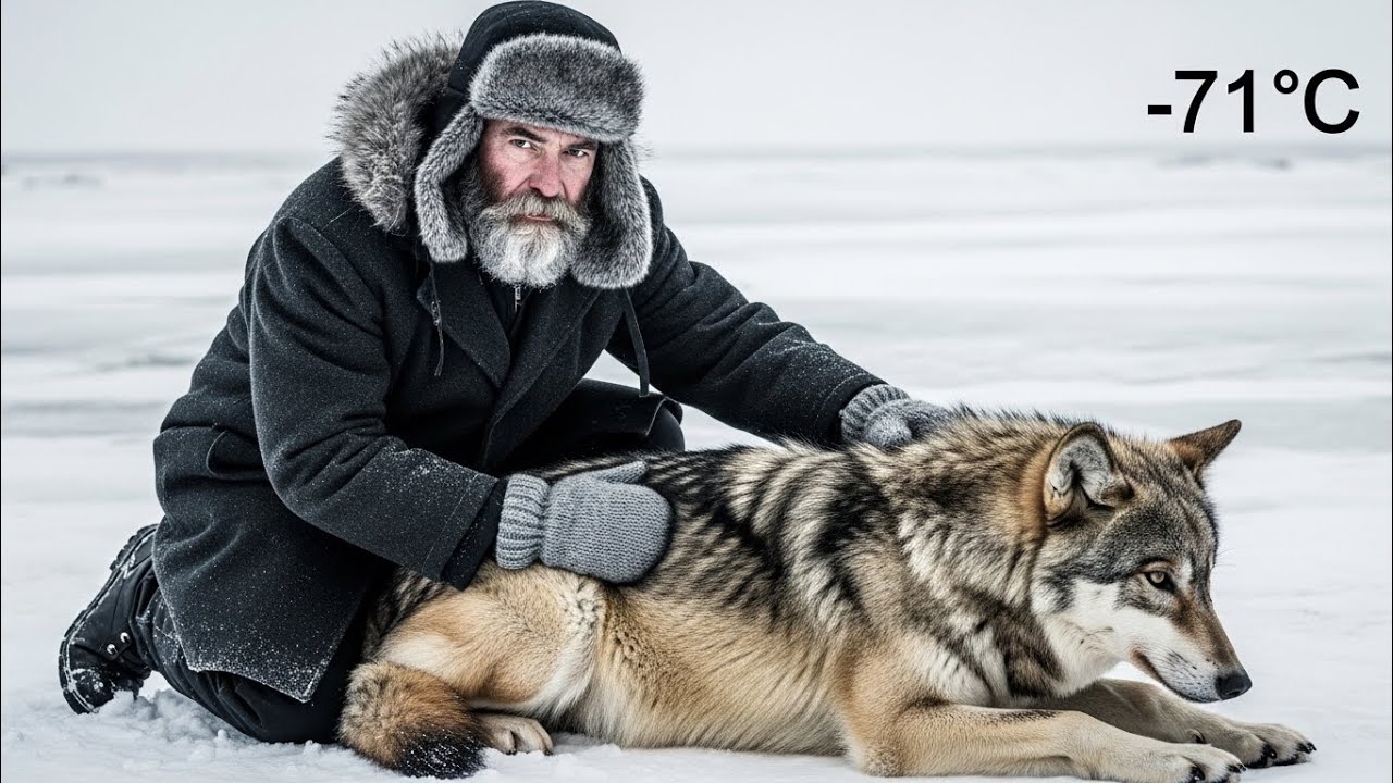 He Saved a Wolf at −71°C in Siberia… What the Wolf Did Later Shocked the World 🐺❄️