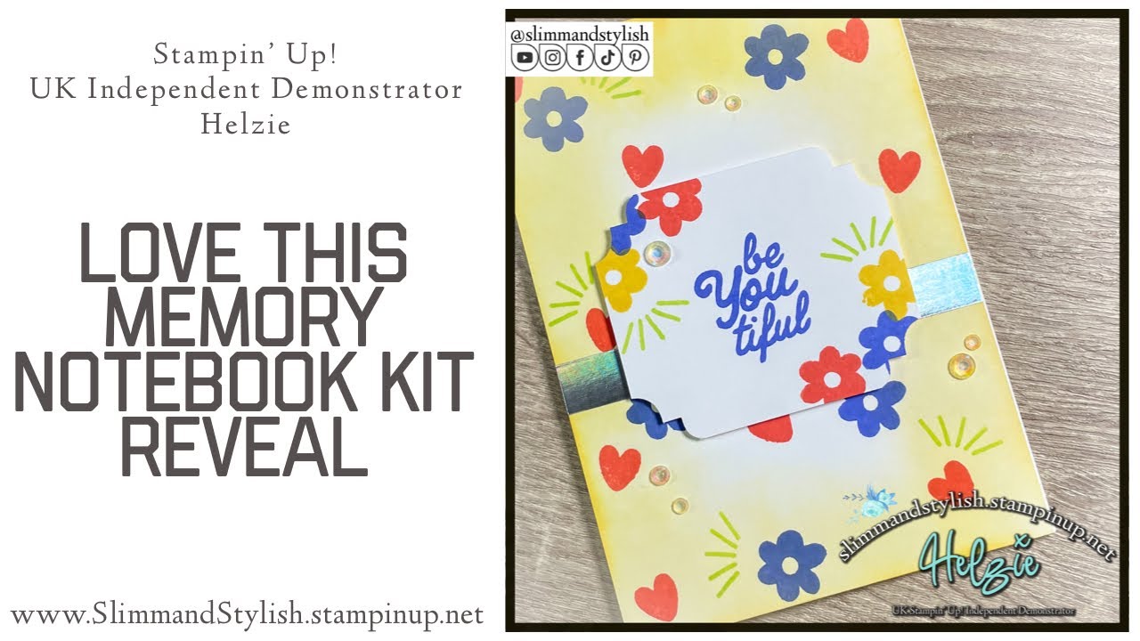 Stampin' Up! Love this memory notebook kit reveal
