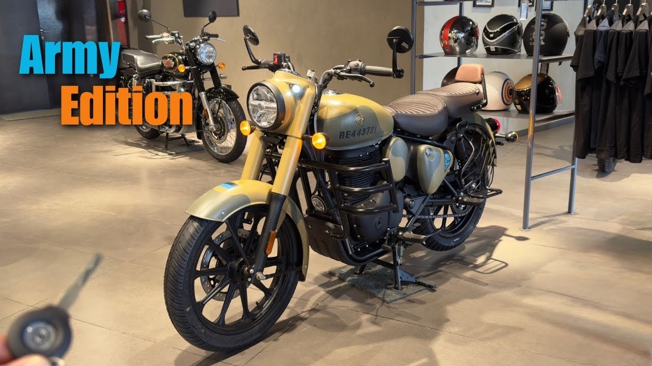 🫡(Spacial Army Edition)😍2025 Royal Enfield Classic 350 Commando Sand with Accessories Price & Review