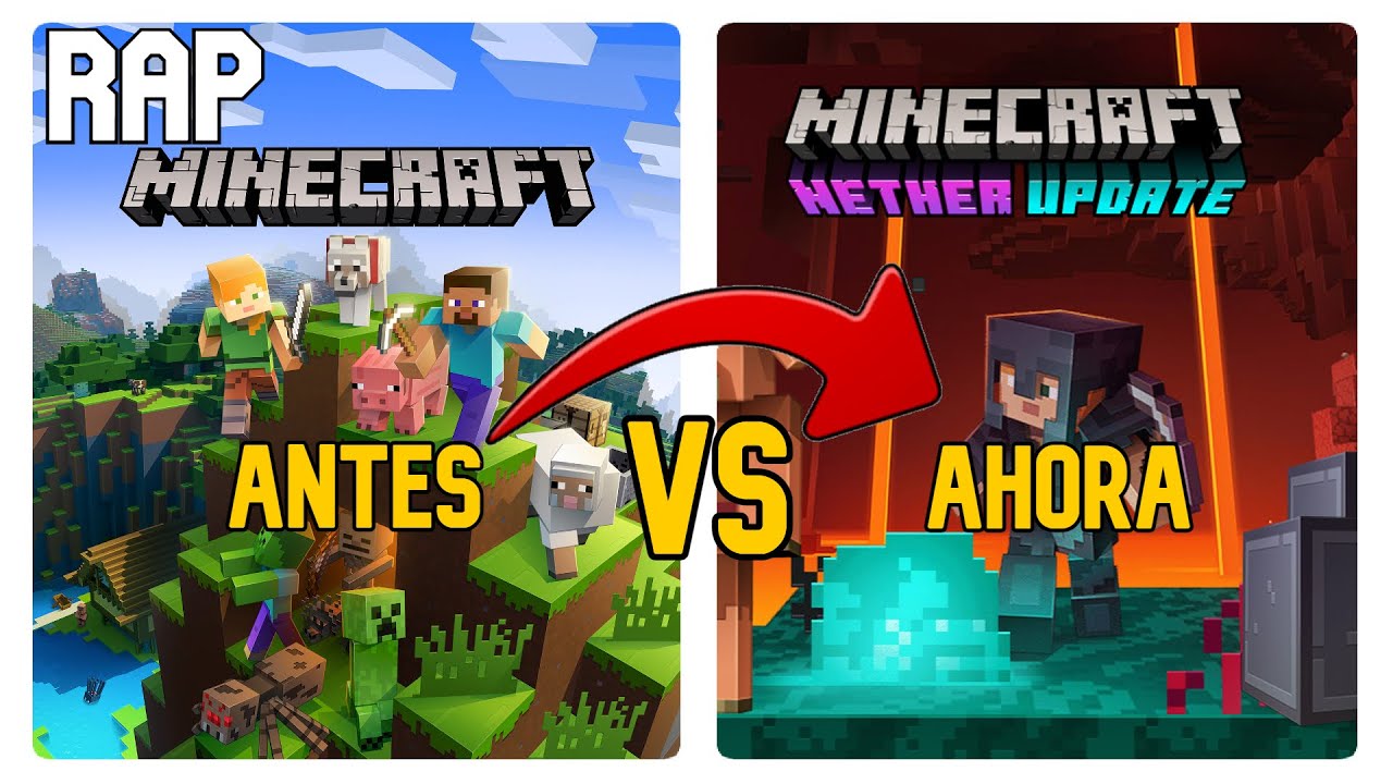 RAP DE MINECRAFT (ANTES VS AHORA) l ordep music