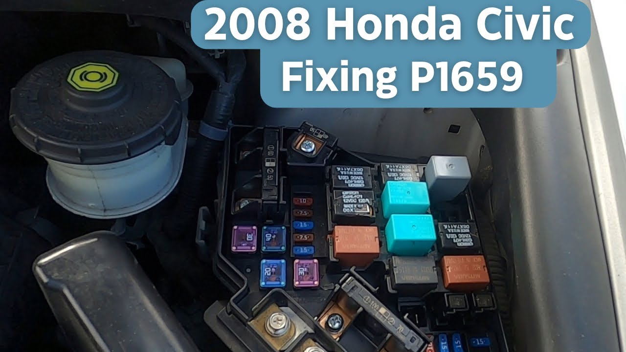 Исправление ошибки P1659 Honda Civic 2006-2010