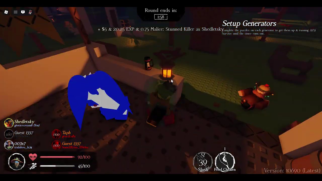 me playing forsaken (first ever vid)