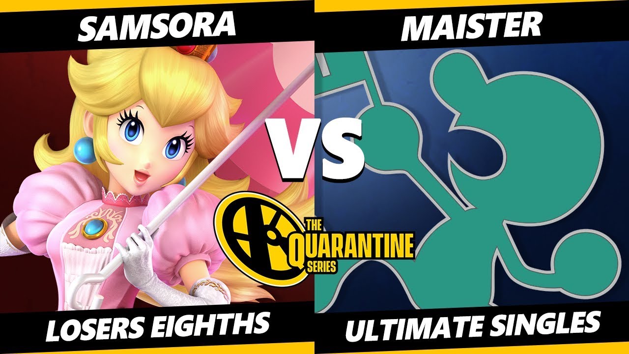 The Quarantine Series Losers Top 8 - Samsora (Peach) Vs Maister (Game & Watch) Smash Ultimate - SSBU