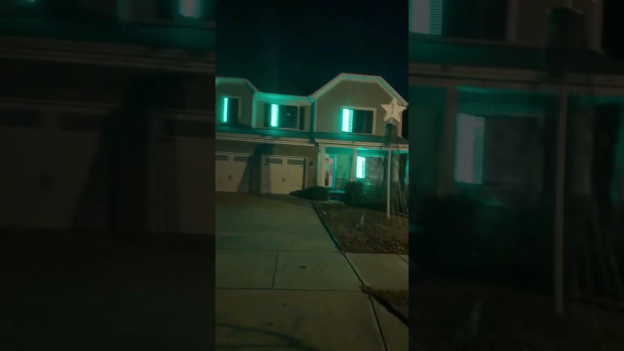 Crazy Light Show #christmas