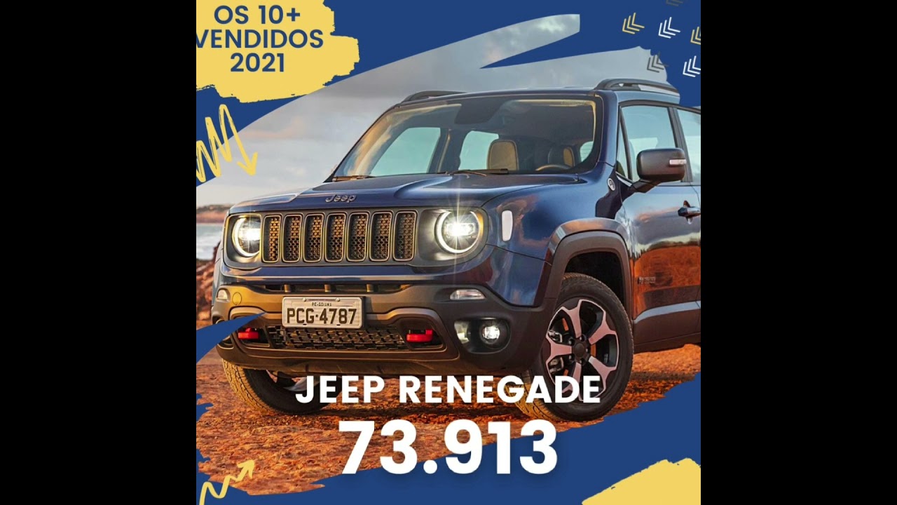 OS 10 CARROS MAIS VENDIDOS DE 2021