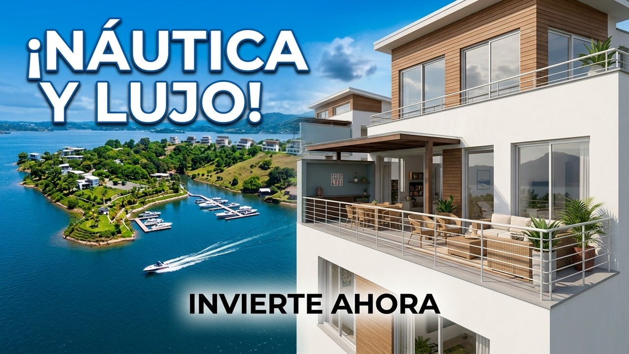 ¿Invertir frente a la represa de Guatapé? El Faro el secreto inmobiliario, mira este proyecto.