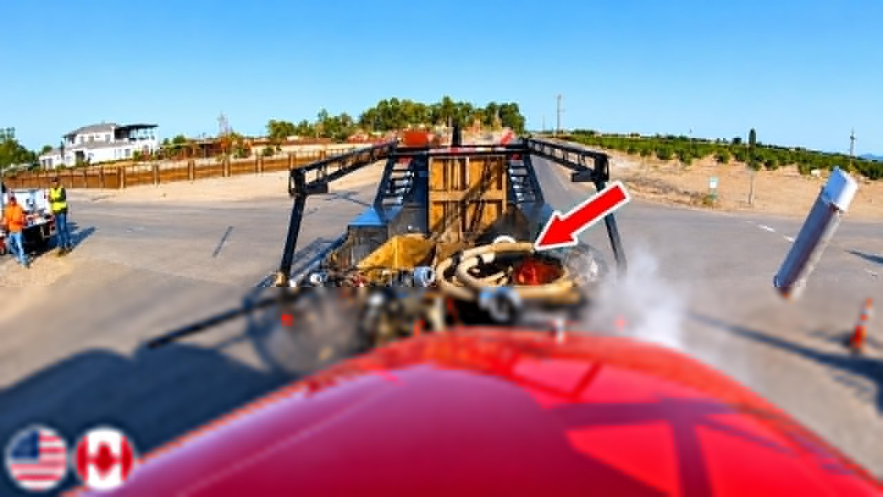 Best of Semi Truck Crashes Compilation - 3