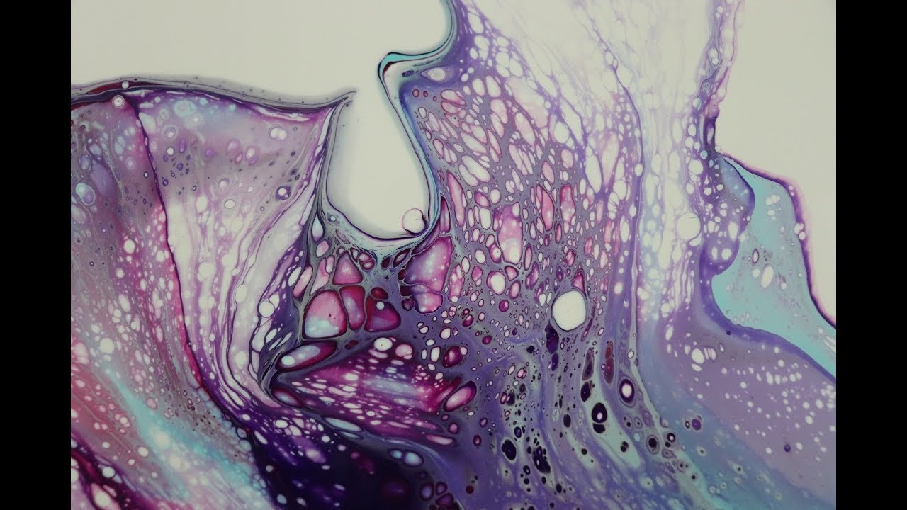 (278) Unicorn Spit Dutch Pour, Awesome Colors and Cells! / Fluid art technique