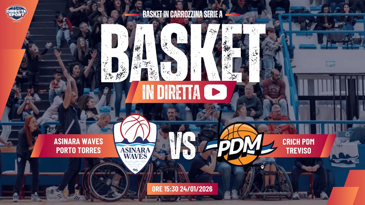 Basket in Carrozzina Serie AM - Asinara Waves Porto Torres-Crich PDM Treviso