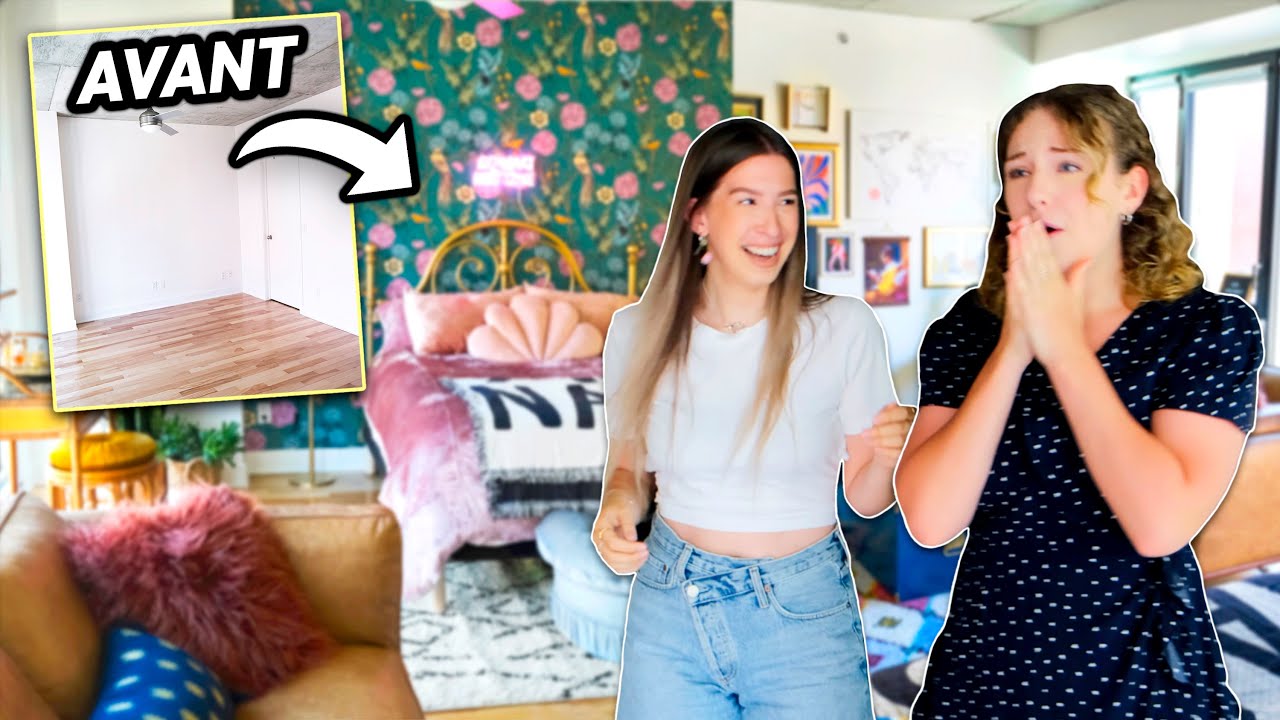 EXTREME HOME MAKEOVER *dévoilement surprise!* du nouvel appartement de ma meilleure amie (PARTIE 2)