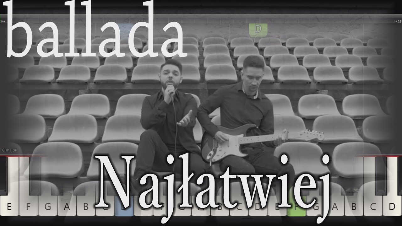 Lunaria - Ballada- łatwa-podkład-pianino-piano-cover-keyboard-tutorial-nuty-tekst