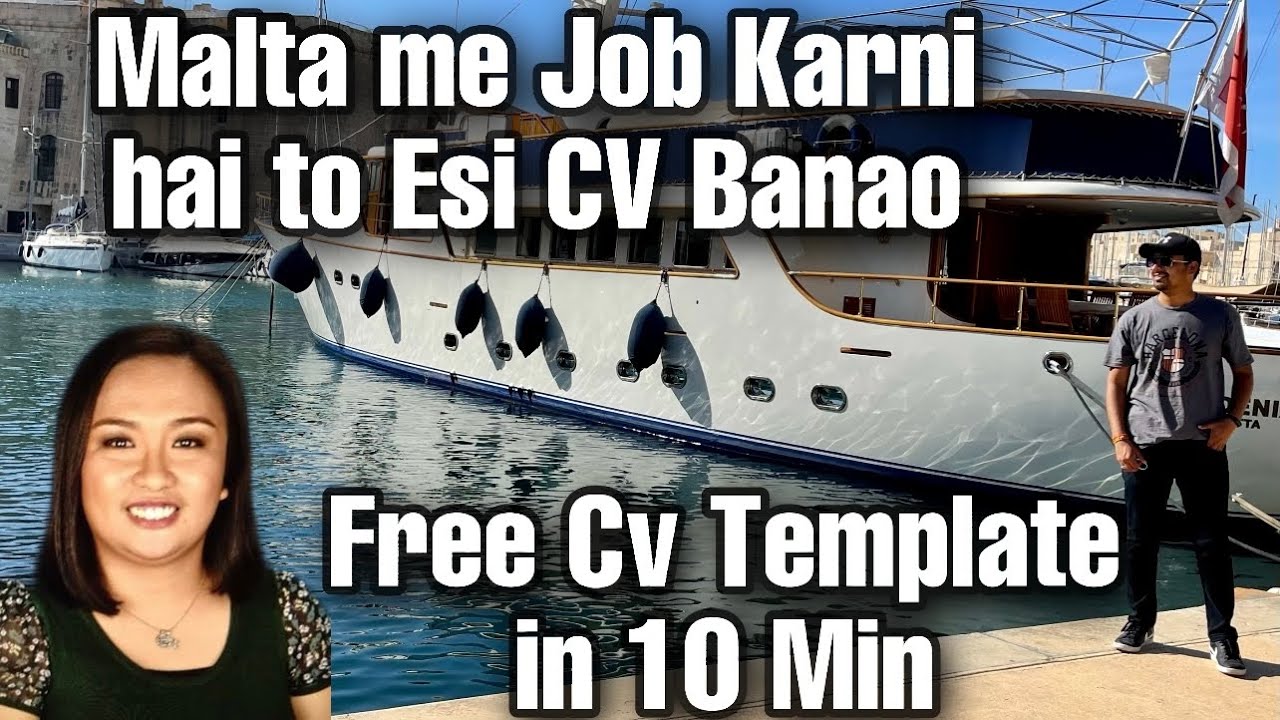 MALTA JOBS CV FORMAT ! CV FORMAT FOR JOBS IN MALTA