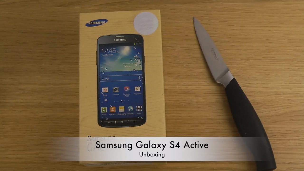 Samsung Galaxy S4 Active - Unboxing