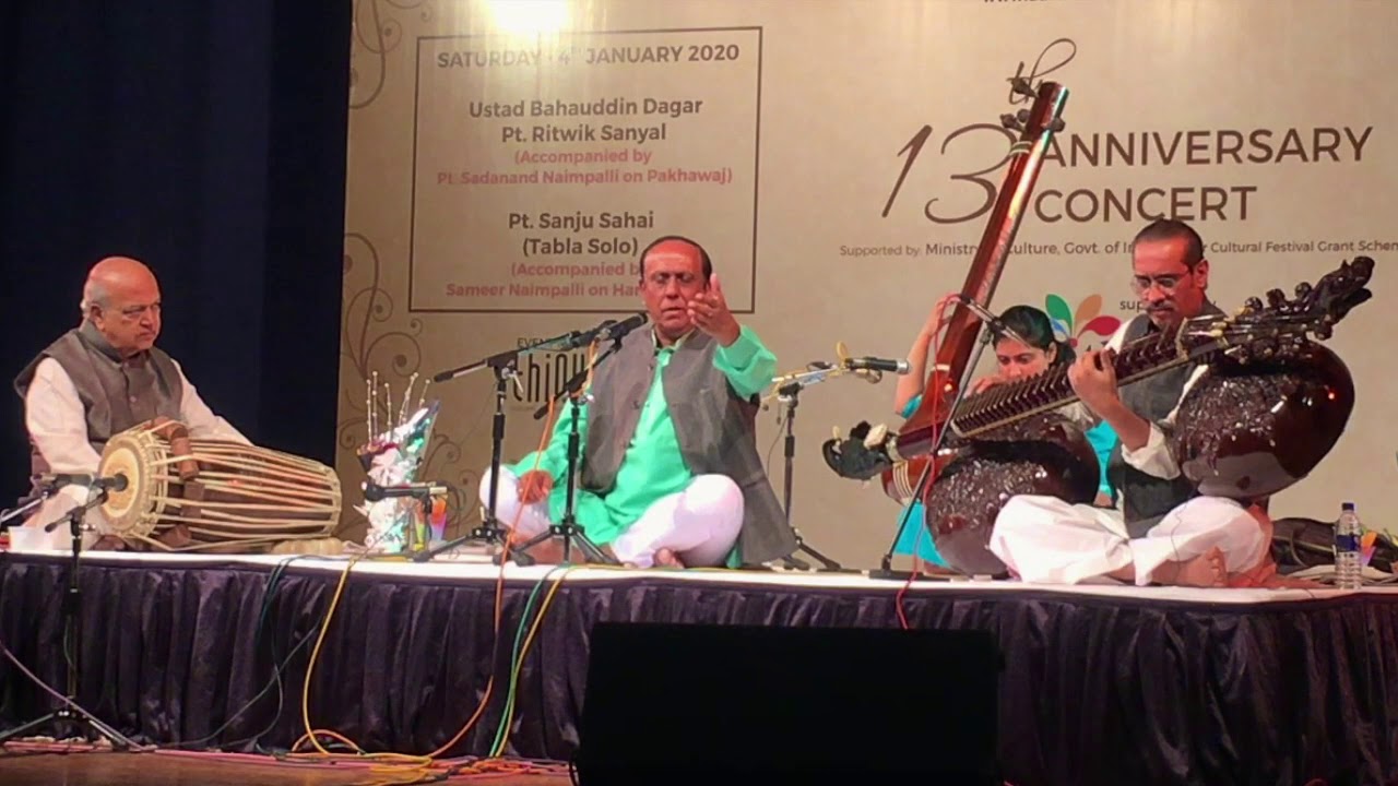 Dhrupad | Raga Bilaskhani Todi | Pt. Ritwik Sanyal & Us. Bahauddin Dagar