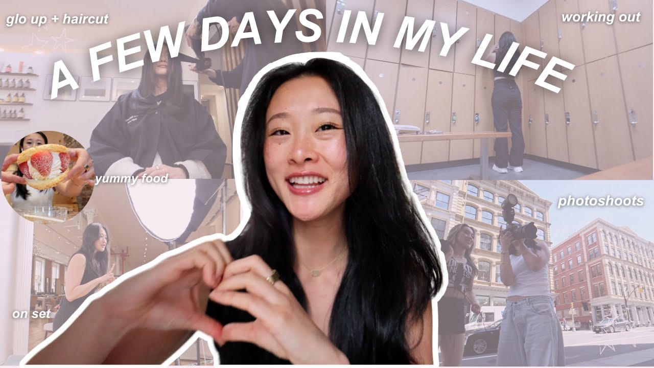 what i've been up to lately: glo up & photoshoots + a few days in my life vlog