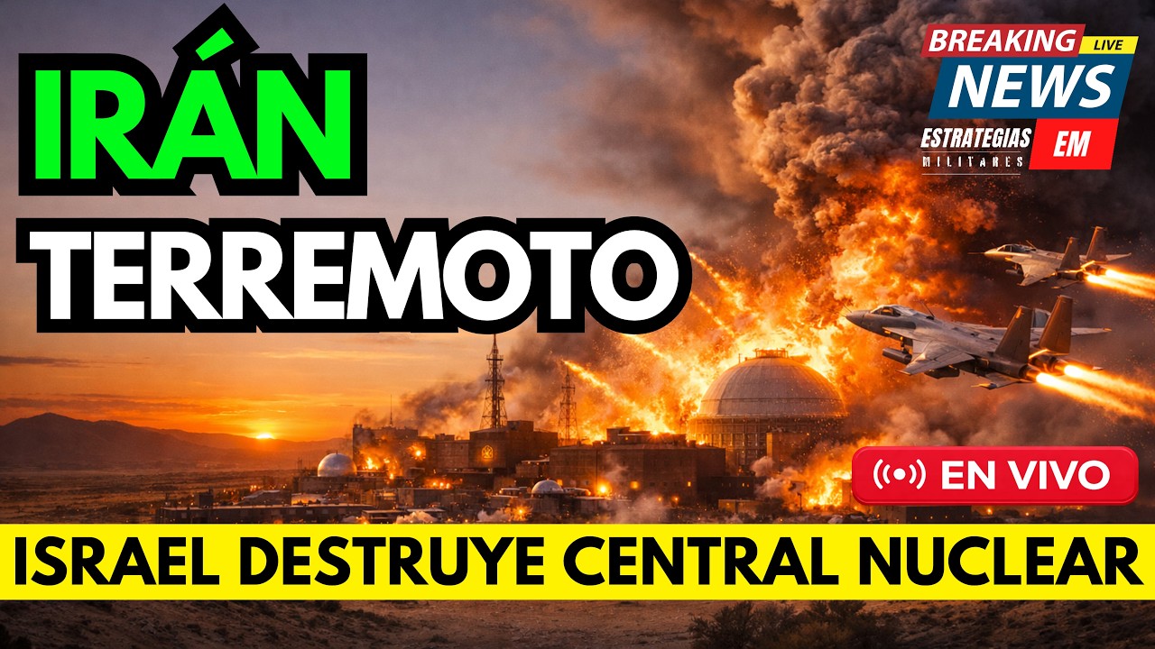 🚨 NOTICIAS IR&Aacute;N TERREMOTO ISRAEL DESTRUYE LA CENTRAL NUCLEAR DE NATANZ