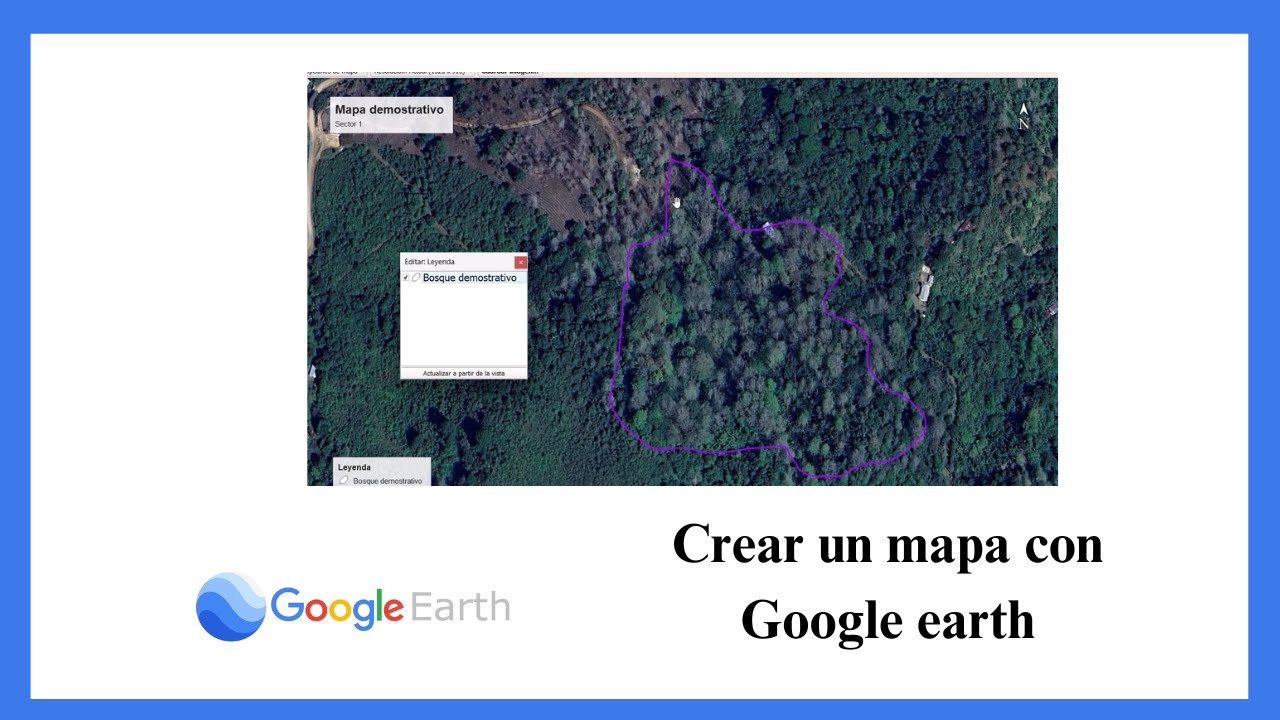 ¿Como elaborar un mapa en Google earth pro?