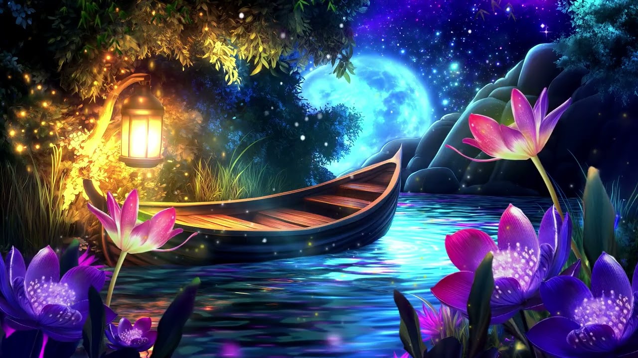 Good Night Music 💜 Calm Deep Sleep Music ★ Drift Away to Dream World