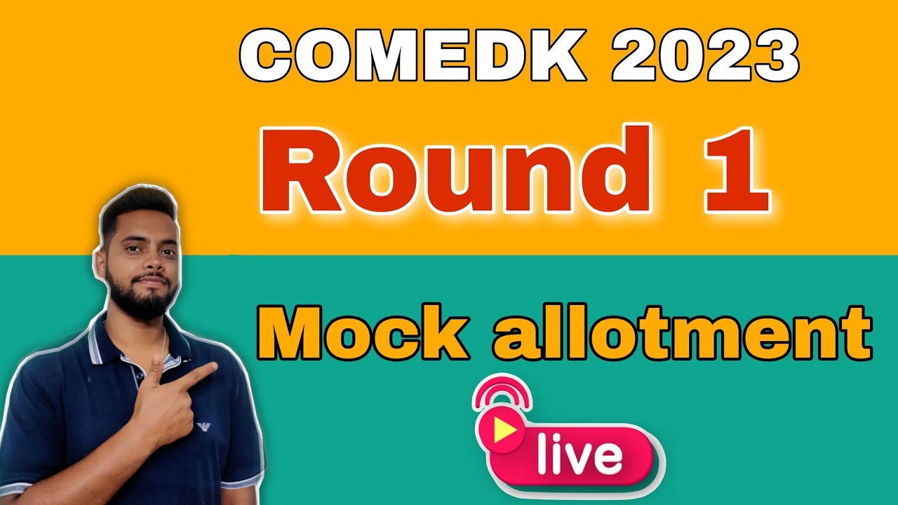 Mock allotment pe charcha| COMEDK 2023| Round 01| [Ash Academy JEE]