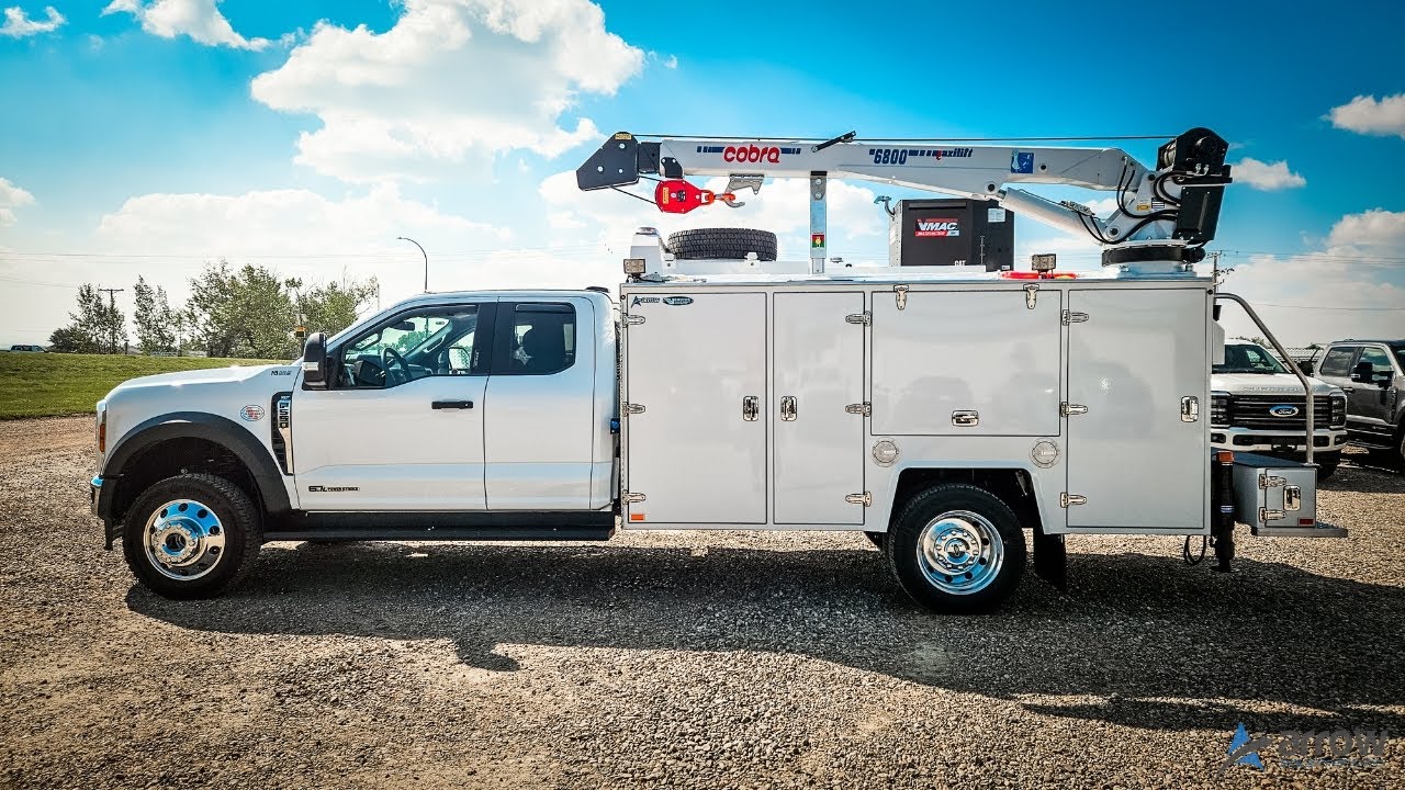 🔥 Custom F550 Service Truck Built to Work — Brutus Aluminum Body + VMAC 6-in-1 + Cobra 6800 Crane