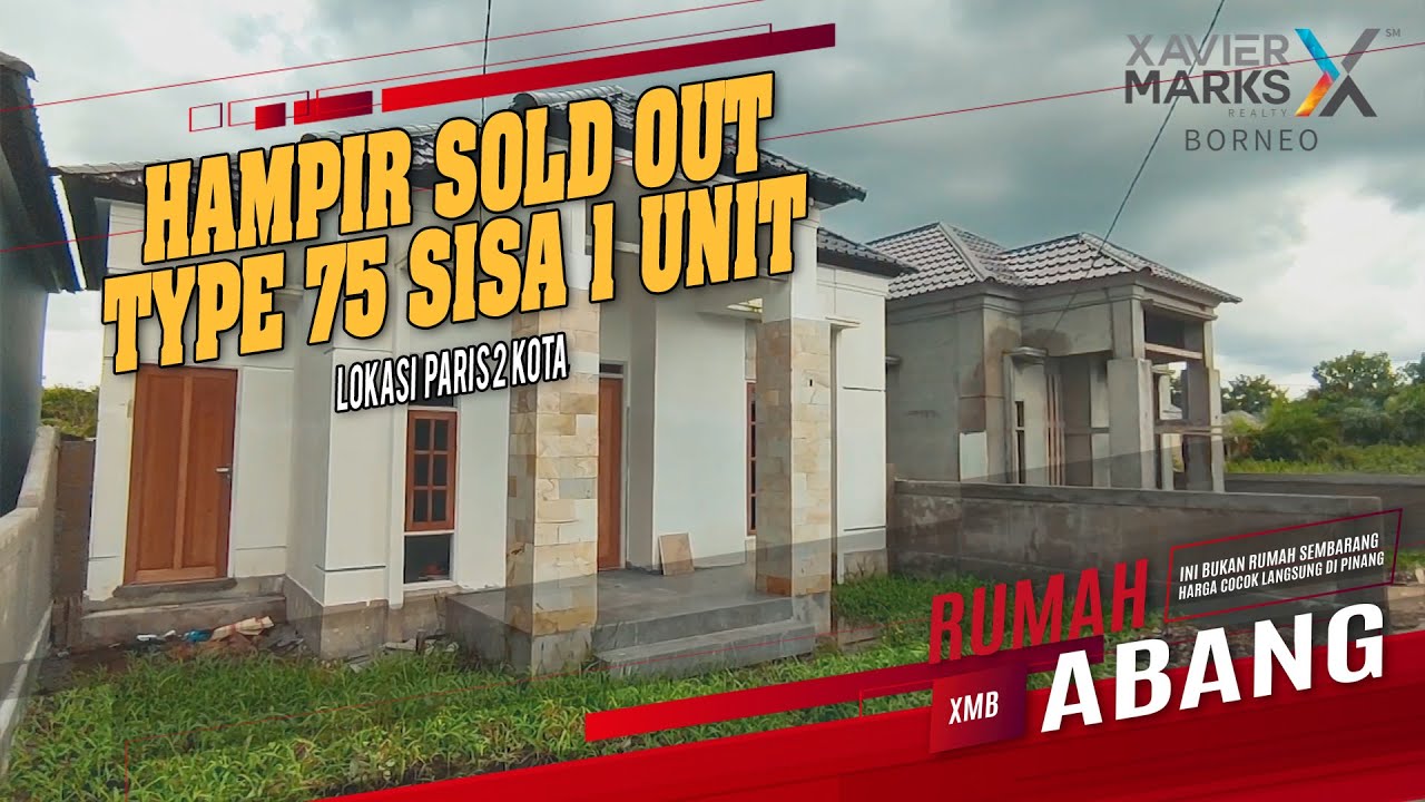 Tinggal 1 Unit Rumah Type 75 daerah Paris 2 - Pontianak