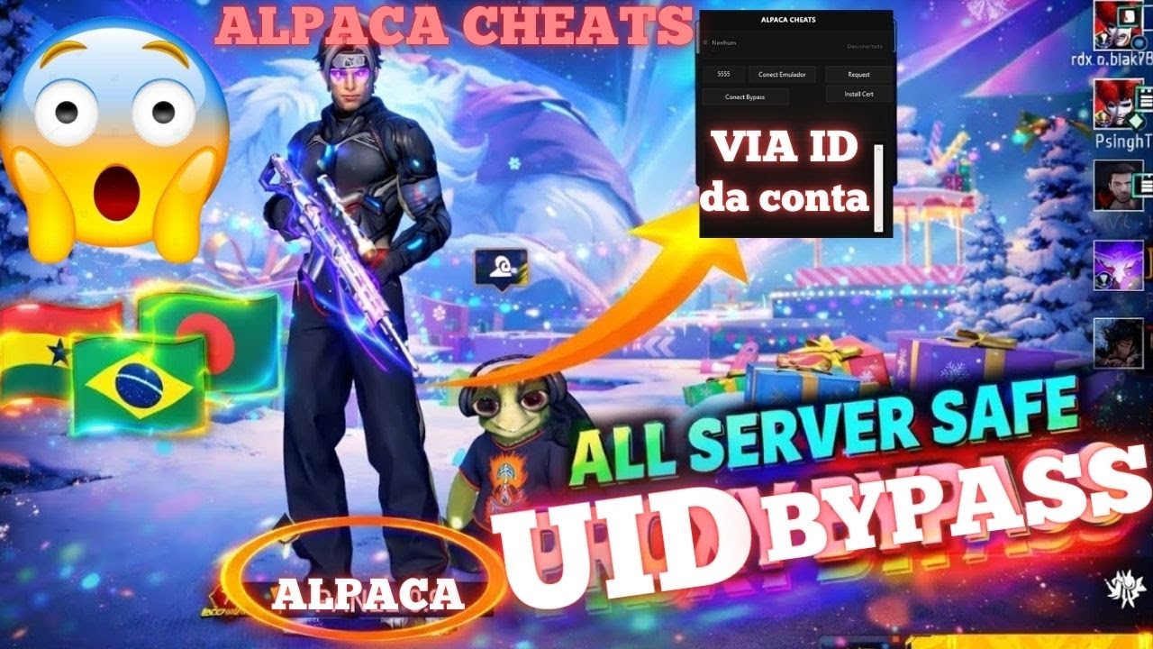 UID BYPASS  FREE FIRE EMULADOR ATUALIZADO 2026 RANKED 52 PLAYERS