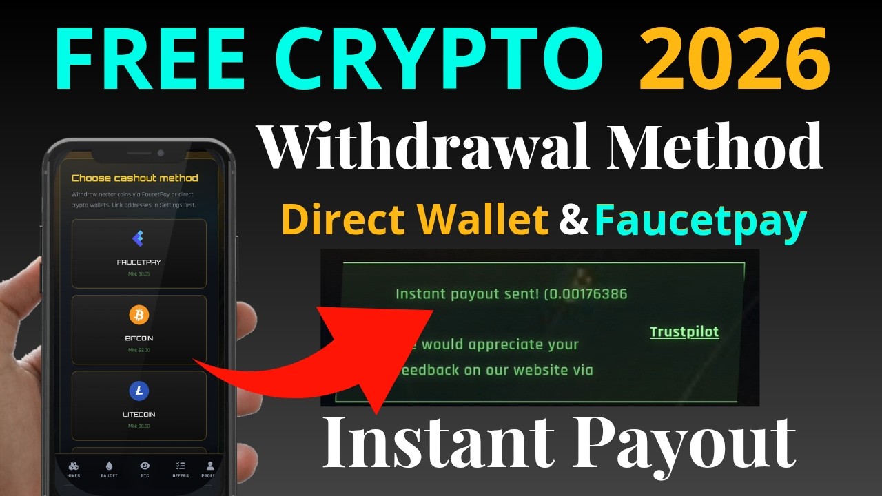 Free Crypto : Bitcoin Faucet Review 2026 | Payment : Direct Wallet & Instant Withdrawal to Faucetpay