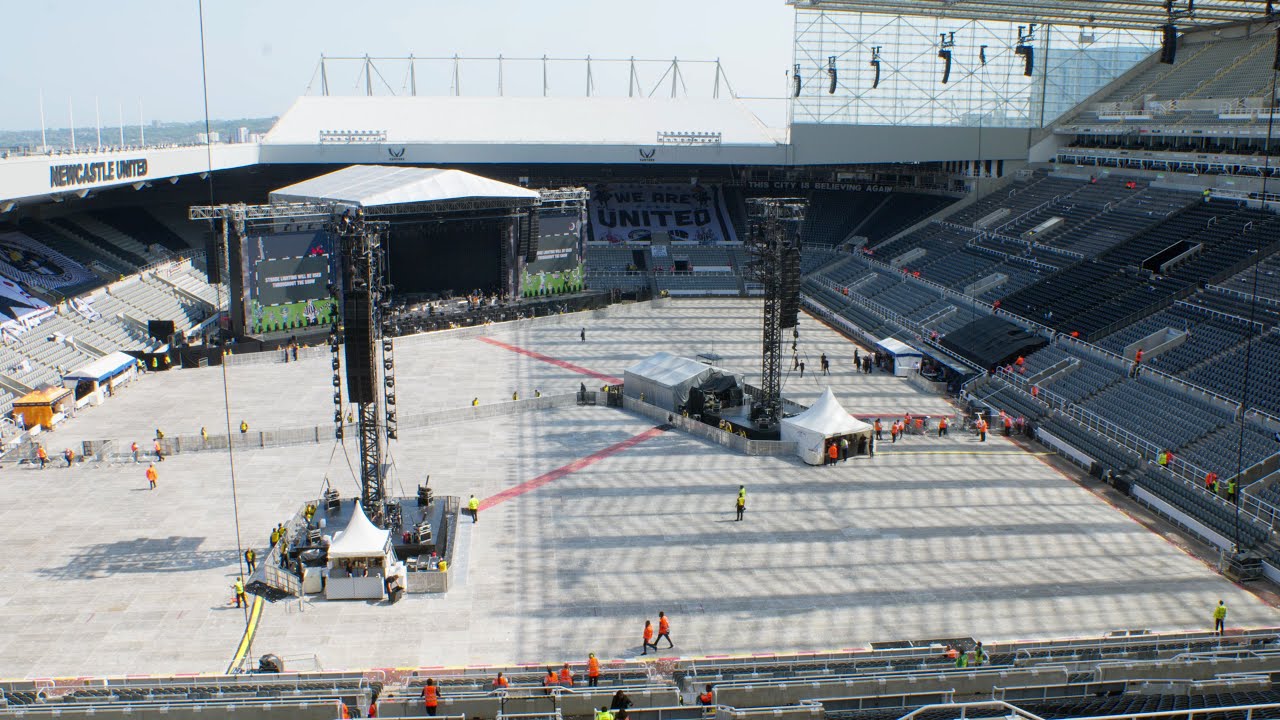 Insight into L-Acoustics K Series Loudspeaker System for Sam Fender @ St. James' Park