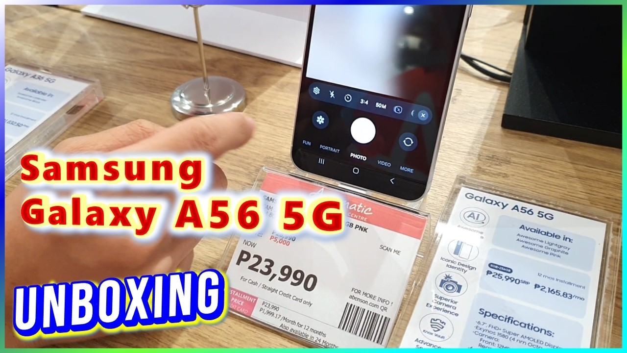 Samsung Galaxy A56 5G | Gateway Mall 1, Cubao | Unboxing | October 2025