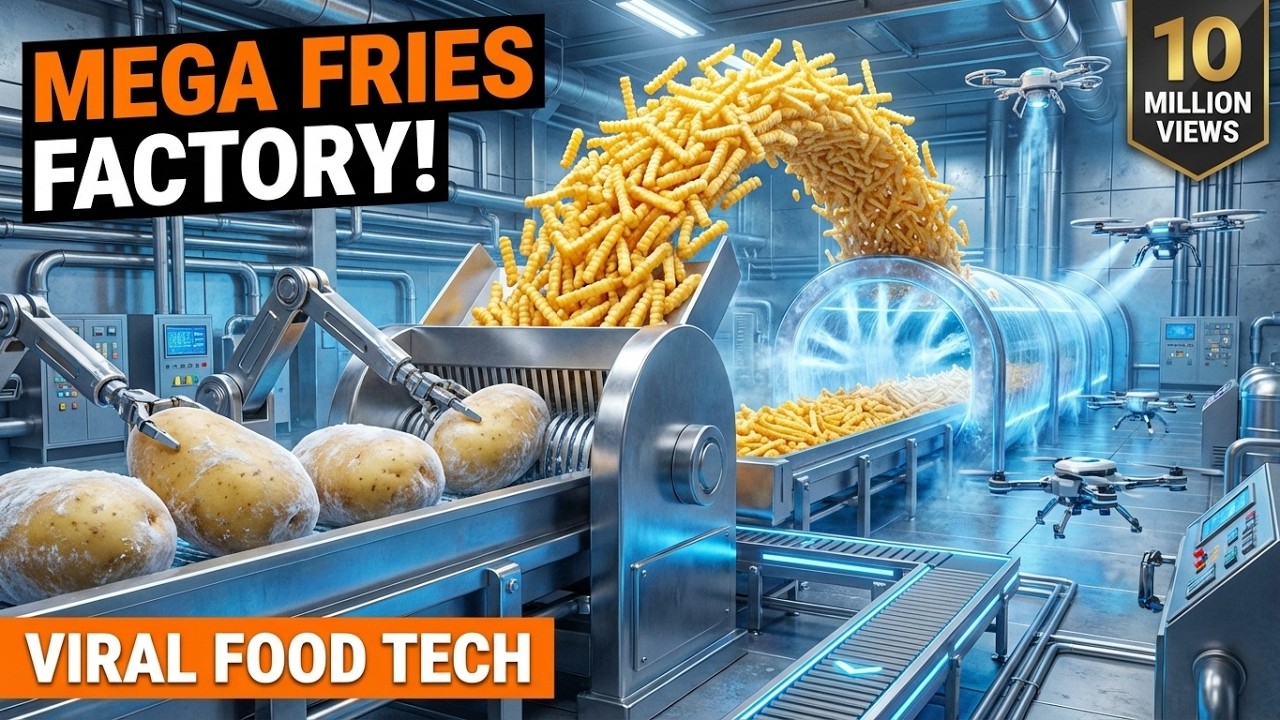 Amazing Frozen French Fries Manufacturing Process: INSIDE FACTORY