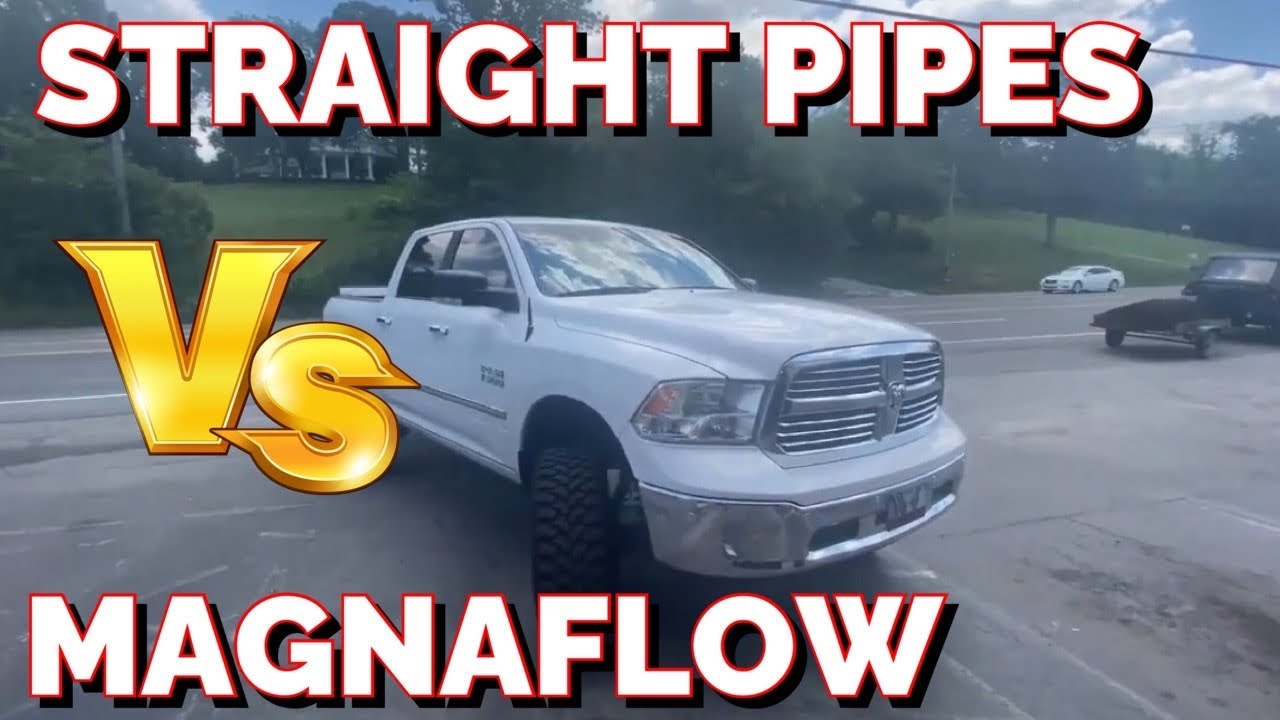 RAM 3.6L V6: STRAIGHT PIPES Vs MAGNAFLOW MAGNAPACK!